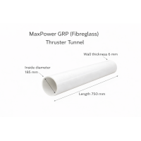 GRP (Fibreglass) Thruster Tunnel Ø185mm – Length 750mm
