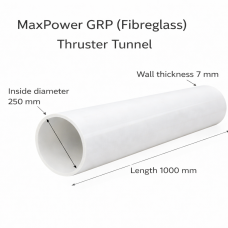 GRP (Fibreglass) Thruster Tunnel Ø250mm – Length 1000mm