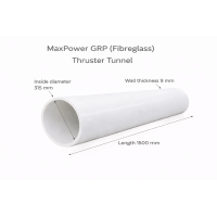 GRP (Fibreglass) Thruster Tunnel Ø315mm – Length 1500mm