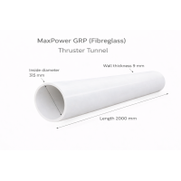 GRP (Fibreglass) Thruster Tunnel Ø315mm – Length 2000mm