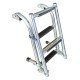 Folding Ladder for Transom, Inox 316