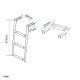 Telescopic Ladder, Inox 316