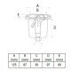 Case for Shower Head, Square, with Lid