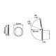 Case for Shower Head, with Round Lid