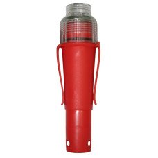 The set of internal and external life raft lights consists of a flashing external light and a steady internal light
