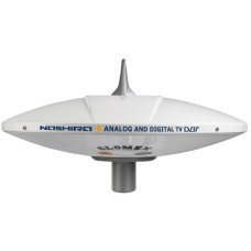 Terrestrial Omnidirectional TV Radio Antenna, with 27,5 dB Gain Average