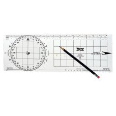 Chart Protractor Bi-Rola, 5-1/8’’x15-1/4’’