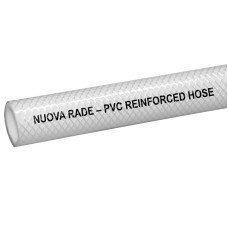 Liquid Discharge-Water Delivery Hose PVC, White, Fiber Reinforced
