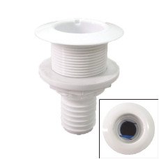 Thru-Hull with Flush Flange and Hose Barb