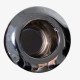Thru-Hull with Flush Flange and Hose Barb, Chromed
