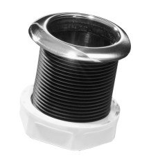 Thru-Hull Threaded with Standard Flange, Inox 316