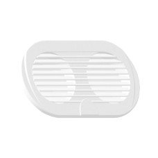 Ventilation Shaft Grilles, Double, PP, White
