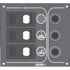 Switch Panel ”SP Offshore”, Inox 316, 12V