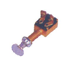 Push Pull Switch, 12V, 20A, Ø 9,5mm, L30mm, Chrome Plated, Brass Knob