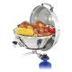 Gas Grill and Stove Combination, 'Marine Kettle 3', Inox