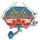 Gas Grill and Stove Combination, 'Marine Kettle 3', Inox