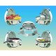 Gas Grill and Stove Combination, 'Marine Kettle 3', Inox