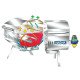 Gas Grill “ChefsMate” with 1 Ρack, Inox