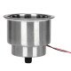 Can Holder, with Light , Inox 304, Internal Ø90mm, H:83mm
