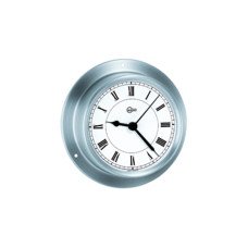 Clock Quartz Tempo, Chrome, Ø70mm