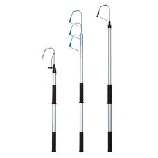 Telescopic Gaff with Anodised Aluminium Pole & Inox Hook