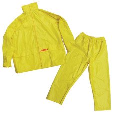 Rainsuit with hood, Yellow