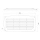 Ventilation Shaft Grilles Cover, ASA