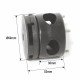Set of connector & rail support for fenderbaskets