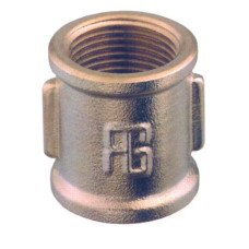 Straight Coupling, BSPP, Brass