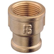 Straight Reducing Coupling, F-F, BSPP, Brass
