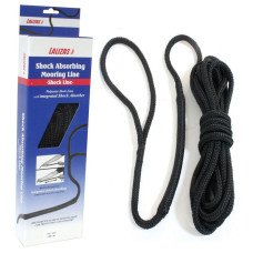 Shock Absorbing Mooring Line, Black