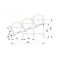 Cradle for SOLAS OCEANO, 3-tier, 6-25(A), 6-35(B)