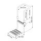 Immersed Platform Ladder, Inox 316