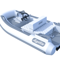 Agilis 305C Inflatable center console boat with power to impresses