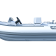 Agilis 305C Inflatable center console boat with power to impresses