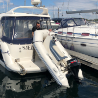 NorDav V350 Manual V-Type Davit System 350kg for Dinghies and RIB Tenders