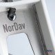 NorDavHD H – Duplex (500kg / 1100lbs) Electric (battery included), White