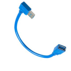 Victron USB extension cable 0,3m one side right angle