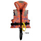 LALIZAS Lifejackets 150N, ISO 12402-3:2020 Fluo Orange with Aquatic Pattern (Child)