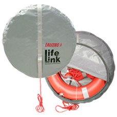 Set Lifebuoy Ring SOLAS 75cm, Lifeb. Light 71325, 30m rope, case gray