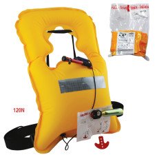 Vita Infl. Lifejacket, Manual, 120N, ISO, Adult