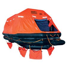 LALIZAS Liferaft SOLAS OCEANO, Throw-overboard Self-righting Type, 25 prs. canister (A)