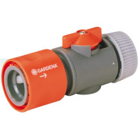 Adaptor with adjustable valve