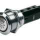 Alarm with warning light