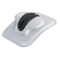 Anchor line holder for inflatable boat