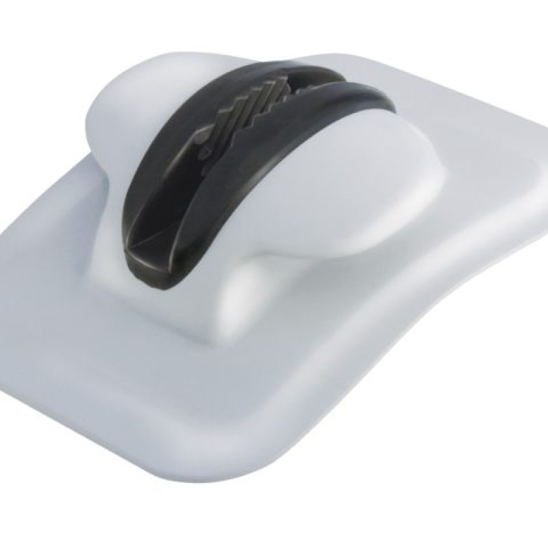 Anchor line holder for inflatable boat