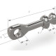 Ball terminals with eye and cupel