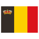 Belgium with crown