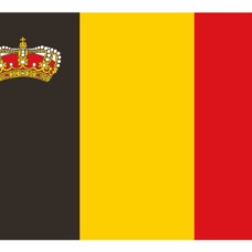 Belgium with crown