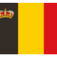 Belgium with crown